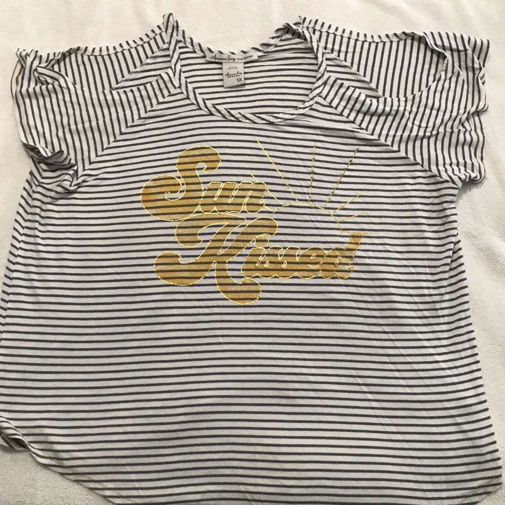 American Rag cold shoulder shirt